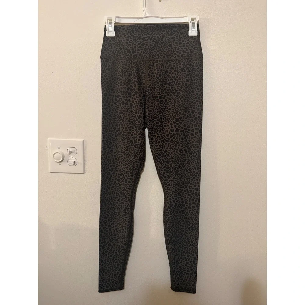 Alo High Waist Airlift Legging 7/8 Size S Leopard Cheetah Print